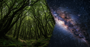 Earth's Trees vs. Stars in the Milky Way: Which is More?