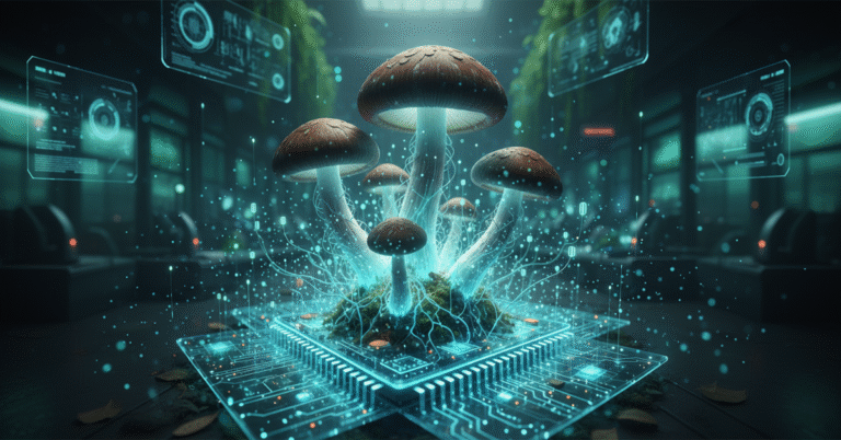 Mushroom memory chip