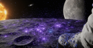 What are nano-flares on the lunar surface