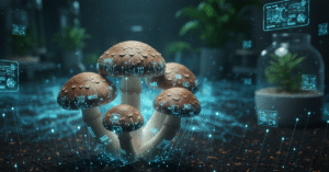 Mushroom memory chip
