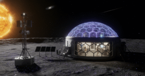 What are nano-flares on the lunar surface