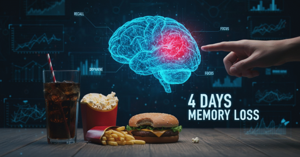 Junk Food Memory Loss In 4 Days
