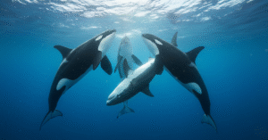 orca tonic immobility shark