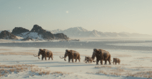 Woolly Mammoths alive when pyramids were built