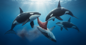 orca tonic immobility shark